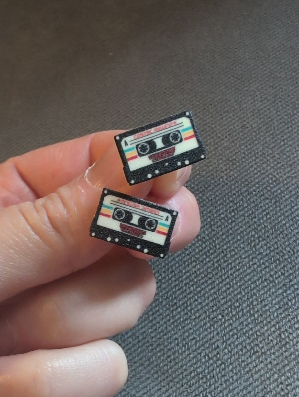 Handmade Guardians Of The Galaxy: Cosmic Rewind Stud Earrings